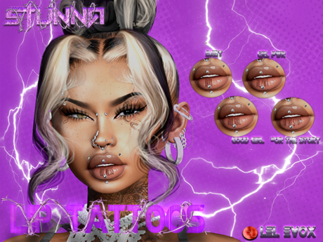 Second Life Marketplace - STUNNA // Lip Tattoo [EVOx] BOM